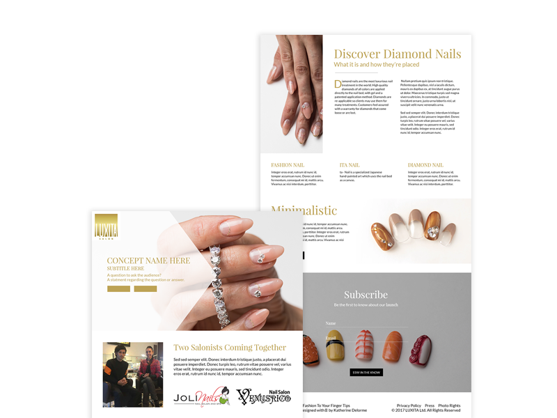 A cart page design